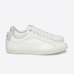 Veja Campo Esplar White Natural Leather Low Top Lace Up Casual Sneakers Size 11